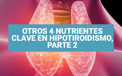 Otros 4 nutrientes clave en hipotiroidismo, parte 2